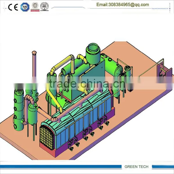Tunnel Pyrolysis Reactor, Full Open Door Type Special Pyrolysis Plant Recycling Waste Tires To Oil Plant photo-3