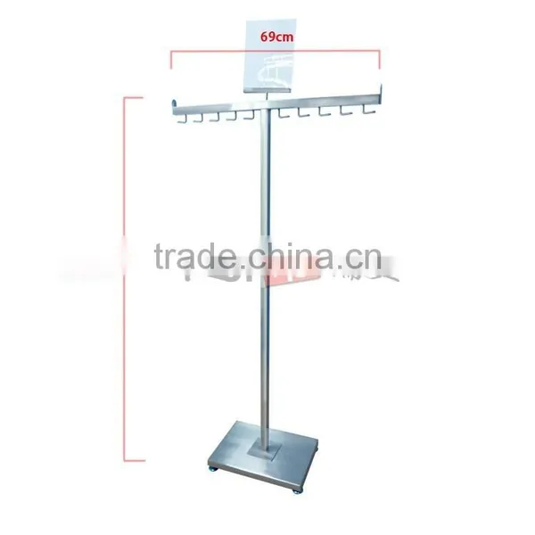 Metal Bag Display Rack Stand