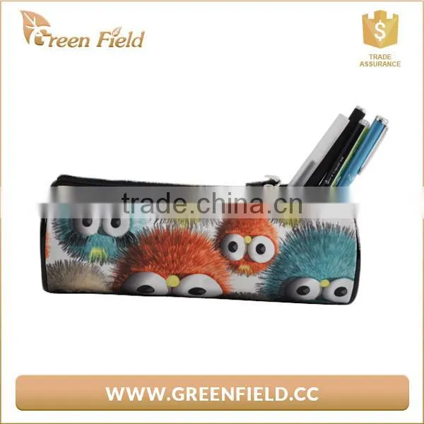 PU Cute Cartoon Pencil Pouch Leather Pencil Gift School Pencil Case photo-5