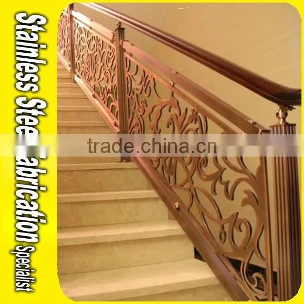 Modern Design Floor Mounted Stainless Steel Stair Aluminum Baluster photo-3