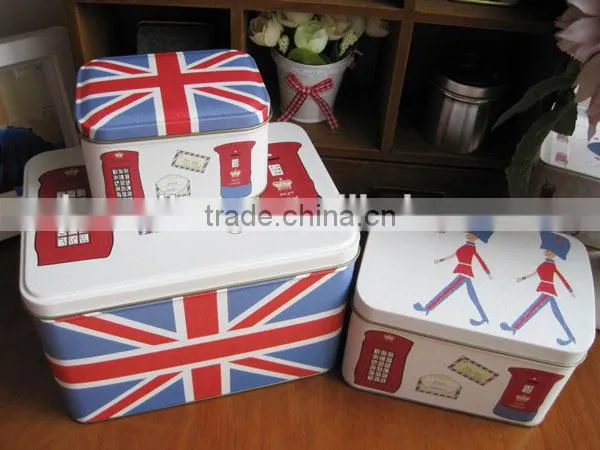 Custom Printed Popcorn Packaging Can Manufacturer Candy Cake Container Biscuit Canister Metal Box For Cookie Tin Can photo-2