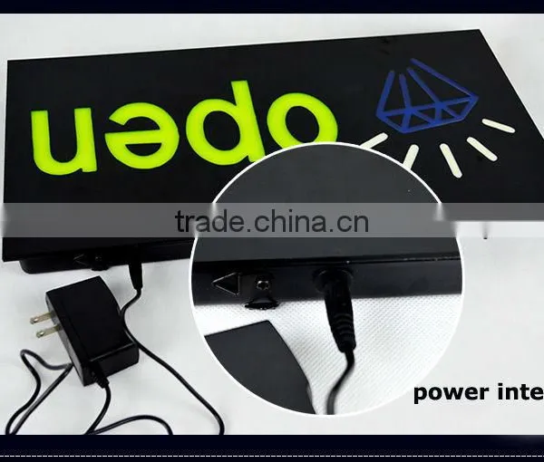 FLASH Led Open Sign / Acrylic Led Sign / Backlit Led Sign . Express,led Restaurant Signs Outdoor photo-3