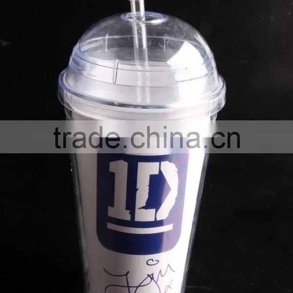 Resusable PS Clear Plastic Cup With Dome Lids For Juice photo-4