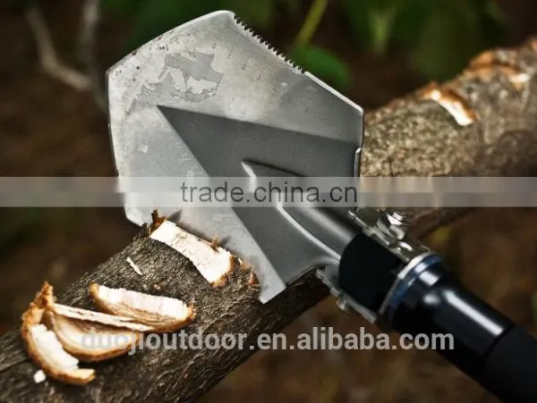 New Multi-function Compact Emergency Gear With Shovel Hoe Knife Fire Starter photo-3