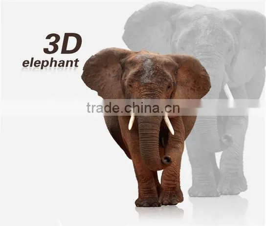 Interesting 3D Elephant Wall Sticker for Kids , Removable Real Elephant Wall Sticker photo-3
