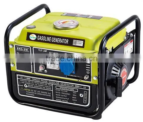 2 Stroke 450W-750W Aluminium/copper Recoil Start With Frame 950 Gasoline Generator photo-4