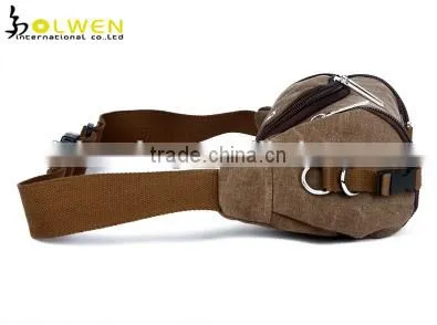 Casual Outdoor Sport Brown Waist Bag for Men photo-2
