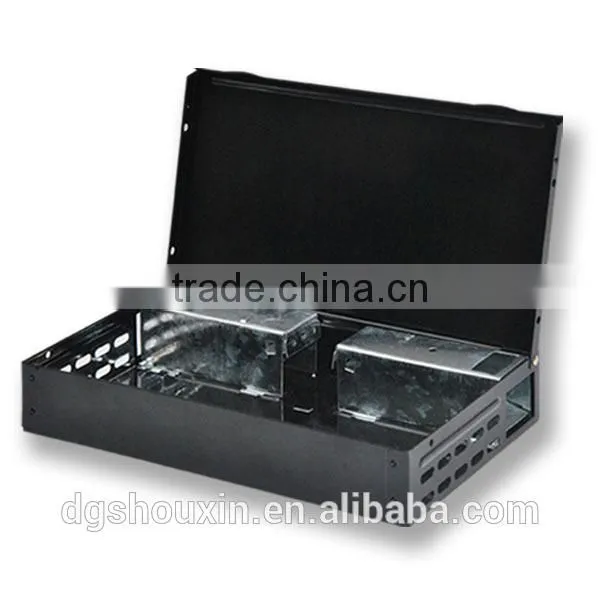 Simple Use Live Catcher Humane Mouse Trap Power Black Coating SX-5003BK photo-3