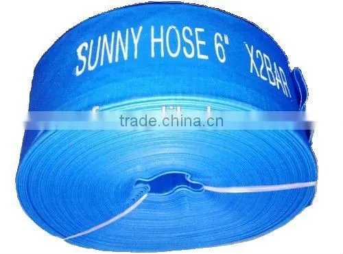 6" Heavy Duty PVC Lay Flat Hose/pvc Flexible Hose photo-2