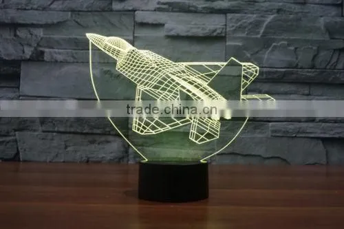 Touch Switch LED Light Home Decor Boys Gift 3D Vision Night Lamp photo-3