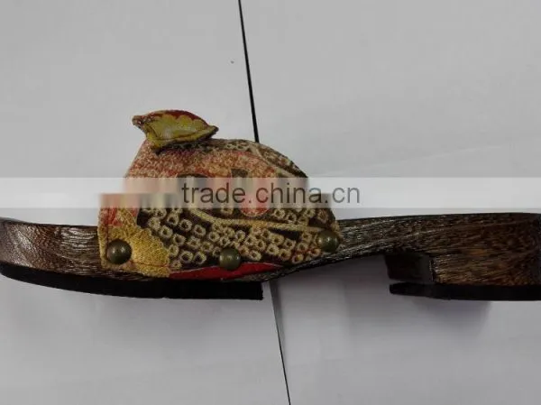 High Novelty Wooden Quality Lady Slippers Geta photo-2