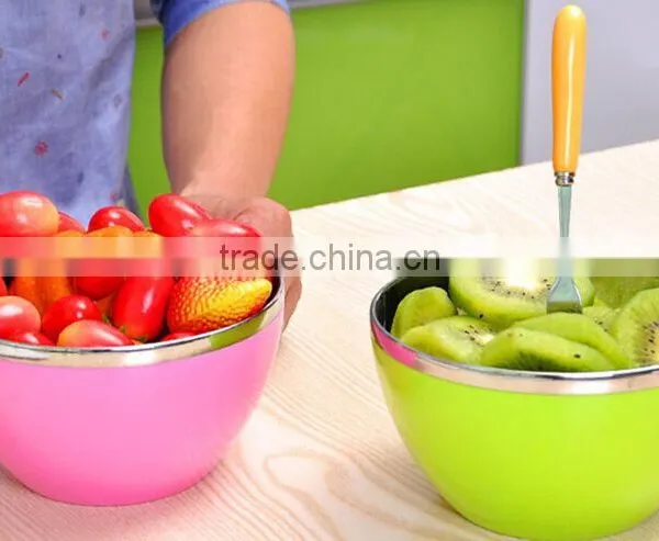 Personalized Heat Proof Handle Large Antique Metal Stainless Steel Mixing Bowl photo-5