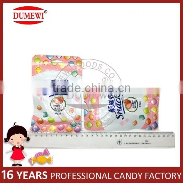 Fruit Juice Strawberry Crispy Soft Chewy Candy photo-4