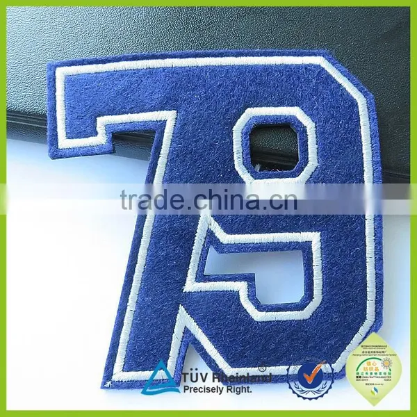 Felt Fabric Alphabet Letters Embroidered Design Sew on Embroidered Letters photo-2