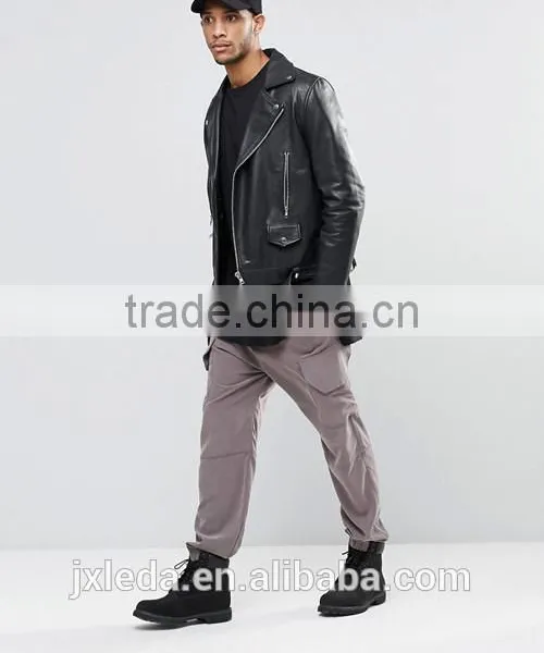 Men Fashion Plain Crew Neck Curved Front Hem Super Oversized Black Tee Shirts / T-shirt Custom photo-4
