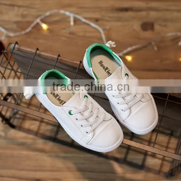 Zm35581a Fashion Children Sport Shoes 2017 New Model Boys White Shoes photo-3