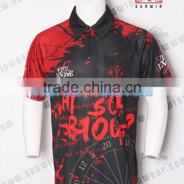 Dry Fit Sublimation Print Dart Shirts / Dart Jersey / Dart Cloth photo-4