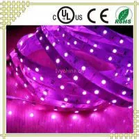 Влагозащищенная гибкая светодиодная лента 5050SMD DC12V розового цвета