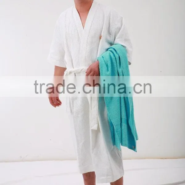 Cotton Material Wholesale Promotion Cheap Sales Price Men and Women's Bathrobes photo-3