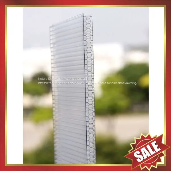 Honeycomb Polycarbonate Sheeting,multi Wall Polycarbonate Panel,great Building Cover! photo-4