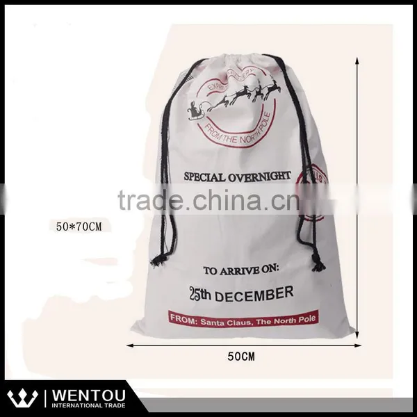 6 Designs Personalized Hessian Christmas Gift Bag Santa Sacks photo-5