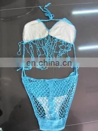 Missadola Knitted One Piece Crochet Swimsuit photo-2