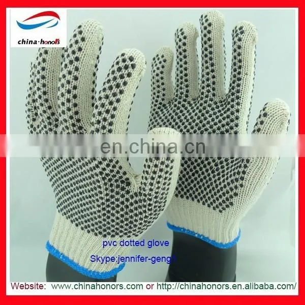 Pvc Dotted Gloves Dotted Gloves/string Knit Pvc Dot Work Gloves