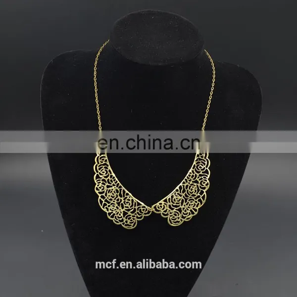 Simple Latest Design Fashion Pendant Gold Necklace MCB-0058 photo-2