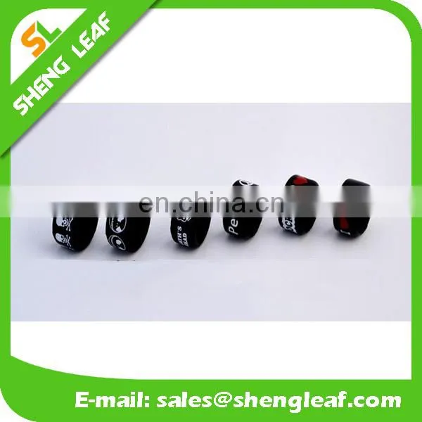 Silicone Finger Rings Customized Size and Logo Colorful Dia 1.5cm Wide 1.1cm photo-3