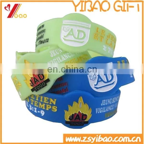 Wholesale Bulk Buy From China Cheap Custom Colorful Silicone Bracelet for Christmas Gift photo-5