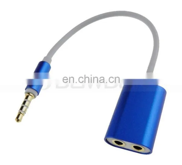 3.5mm AUX Audio Splitter Cable Earphone Headphone Adapter Male to Female photo-4