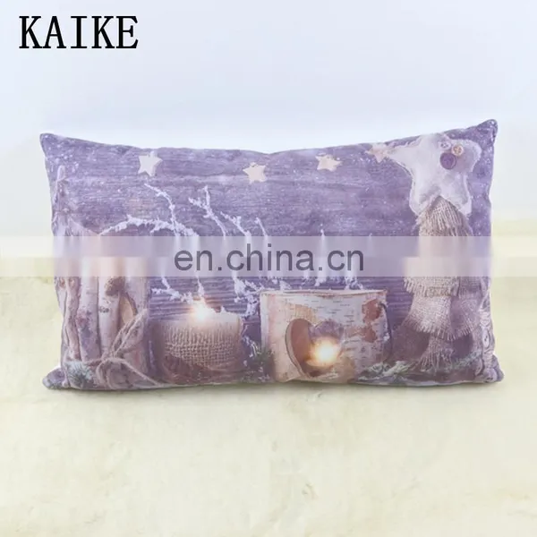 Custom New Fashion Led Plush Cushion Headboard Bed