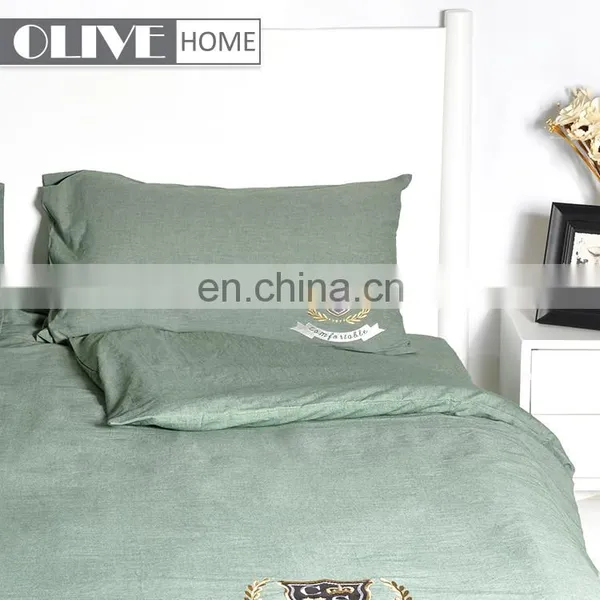 100% Cotton Soild Color Comforter Quilt Set Bed Sheet Cover Sets Queen Size Home Bedding Sets photo-5