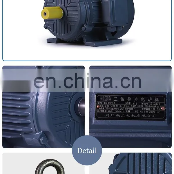 Hot Selling 7.5kw 2900 Rpm YE2 132S2-2 Three Phase Electric ac Water Pump Motor Made in China photo-6