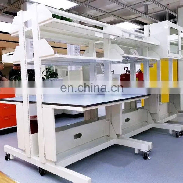 Acid and Alkali Resistance Phenolic Resin Worktop Lab Furniture Table Work Bench photo-2