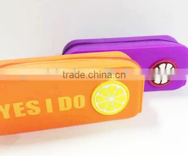 2016 Chinese Wholesale Cheap Silicone Pencil Case, New Product Silicone Rubber Pencil Case photo-2
