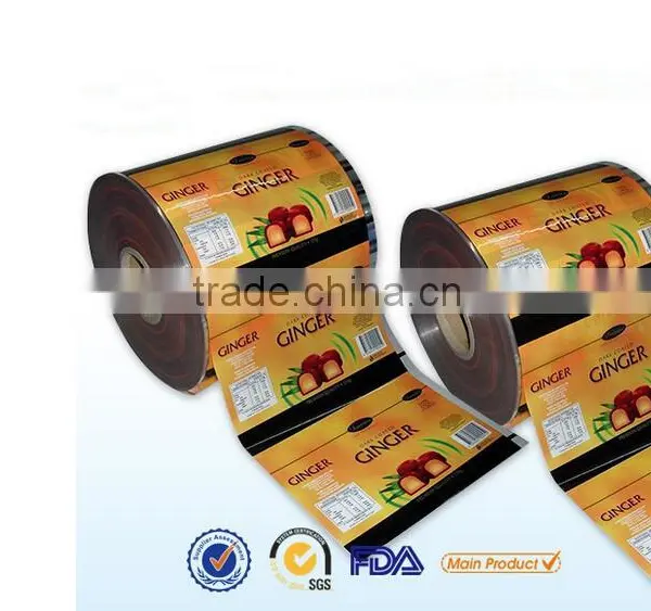 Plastic Roll Film High Energy Biscuits/small Food Packaging/ photo-3