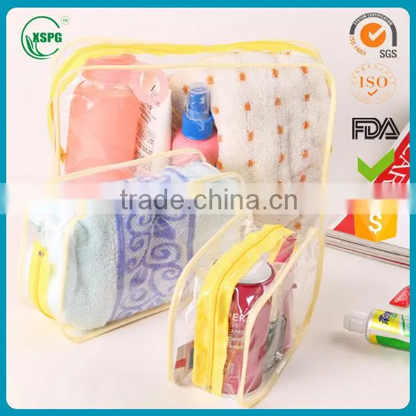 High Quality and Hot Sale Clear PVC Cosmetic Bag, PVC Blanket Bag, Foldable PVC Zipper Bag Quality Choice photo-2