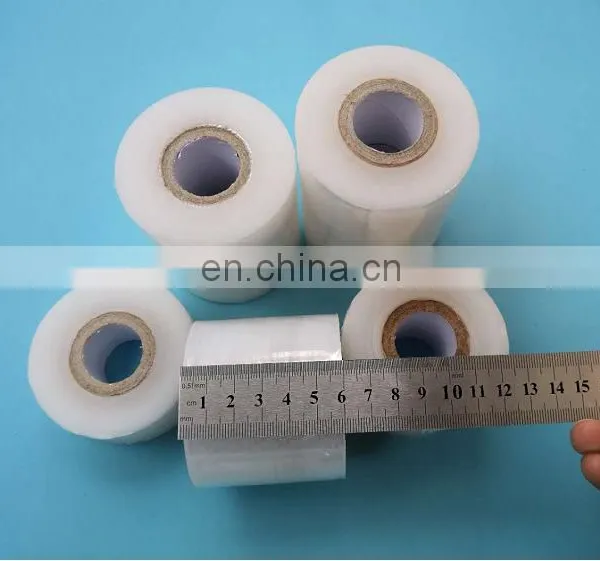 Factory Mini Stretch Film/ Hand Stretch Wrap Film/ Stretch Film Plastic Wrap Film PE Transparent Film photo-3