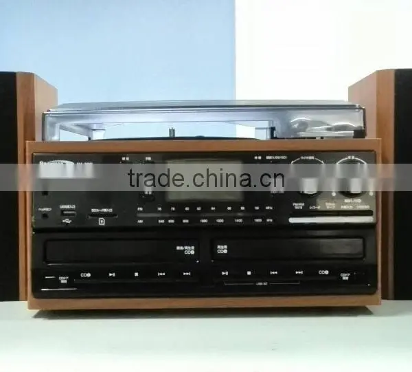 ALL IN ONE TURNTABLE WITH MULTIPLE AUDIO RECORDS /DOUBULE CD RECORD PLAYER/ CD ENCODING TURNTABLE/HIGH END CHOICE photo-3