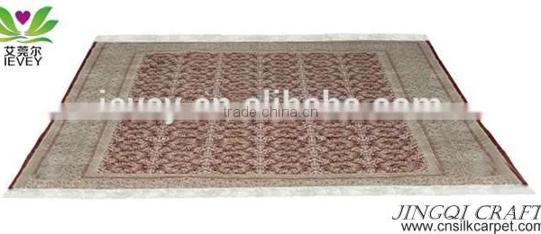 High-grade Chinese Interesting Children Pattern Handmade Silk Area Rug Floor Carpet photo-6