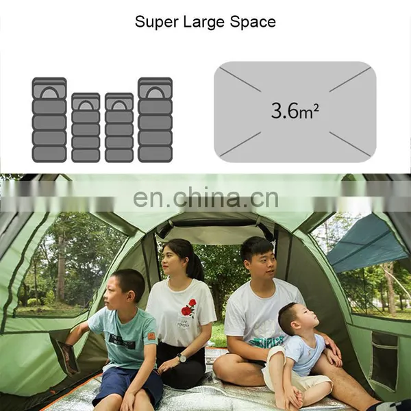 Wholesale Ventilate Custom 3-4 5-8 Person Instant Pop Up Camp Tent Mesh Waterproof Outdoor Camping Tent photo-4
