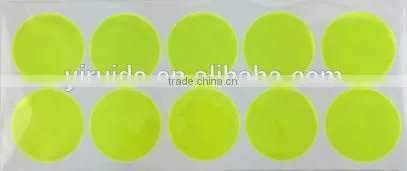 Yellow Reflective Bike Sticker Safety Sticker