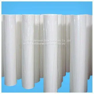 Supply Bicomponents PE/PP Nonwoven 15~180G/M2 White Color 3200mm, Nonwoven Fabric Jumbo Roll photo-2