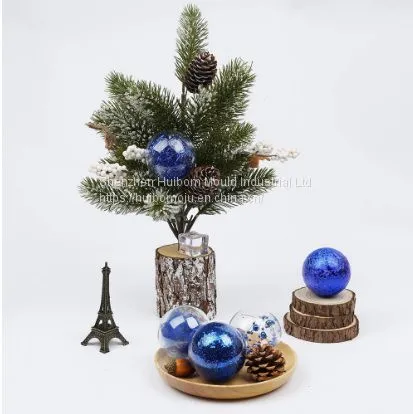 Wholesale Custom Design Handmade Decorative Christmas Tree Ornament Hanging Glass Ball 8 10 mm photo-5