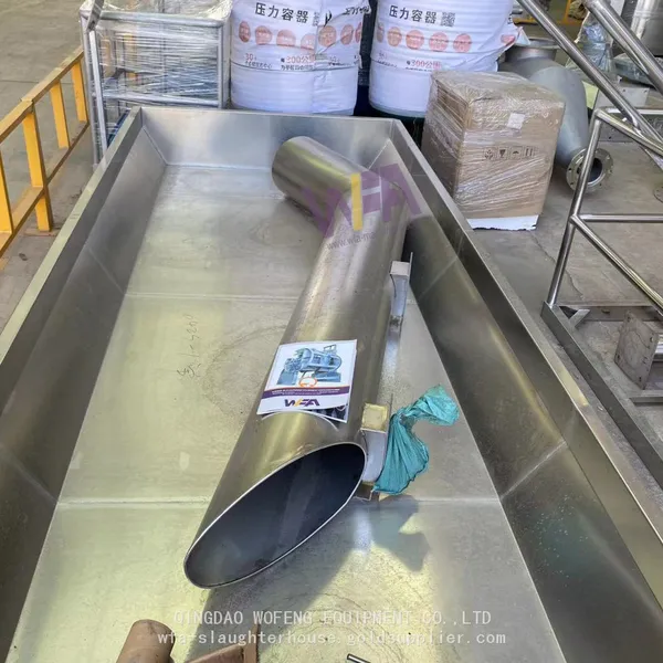 Made Of 304 Stainless Steel Cow Slaughter Machine Hooves Sliding Chute For Abattoir Equipment photo-4