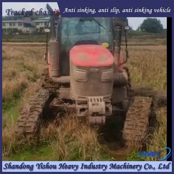 Tractor Modification Track Chassis Paddy Field Operation Process photo-2