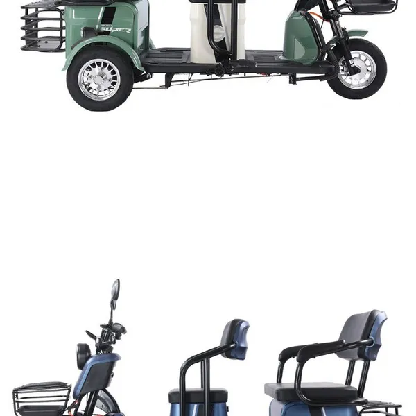 EEC Trike 3 Wheel Electric Tricycle 500W 1000W Tricycle for Passenger photo-5