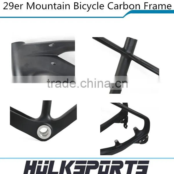 Carbon Frame 29er Mountain Bicycle Frame Carbon Bike Frame 142x12 Rear Axle Thru-axle 29er Carbon Mtb Frame photo-4