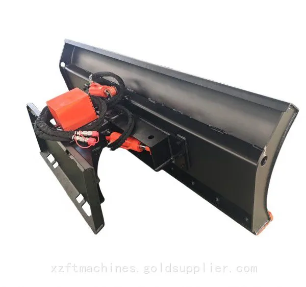 Heavy-Duty Adjustable Hydraulic Snow Blade Attachment for Skid Steer Loader Hydraulic Snow Blades Wholesale photo-2